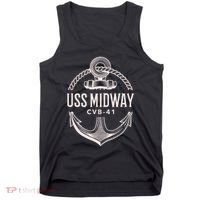 Uss Midway Cvb41 Aircraft Carrier Uss Midway Tank Top thumb 0