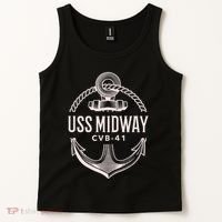 Uss Midway Cvb41 Aircraft Carrier Uss Midway Tank Top thumb 2