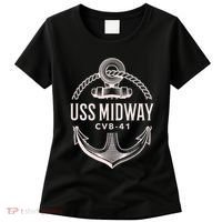 Uss Midway Cvb41 Aircraft Carrier Uss Midway Women's T-Shirt thumb 0
