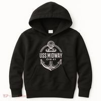 Uss Midway Cvb41 Aircraft Carrier Uss Midway Kids Hoodie thumb 0