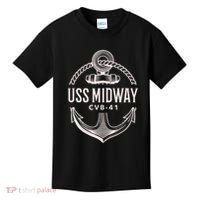 Uss Midway Cvb41 Aircraft Carrier Uss Midway Kids T-Shirt thumb 0