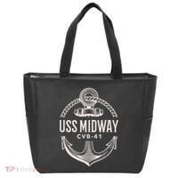 Uss Midway Cvb41 Aircraft Carrier Uss Midway Tote Bag thumb 0