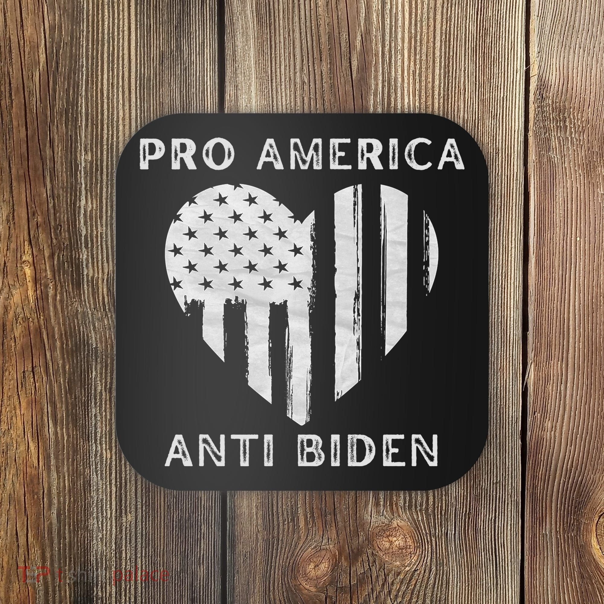 Utra MAGA Conservtive Anti Biden Fourth Of July Coaster