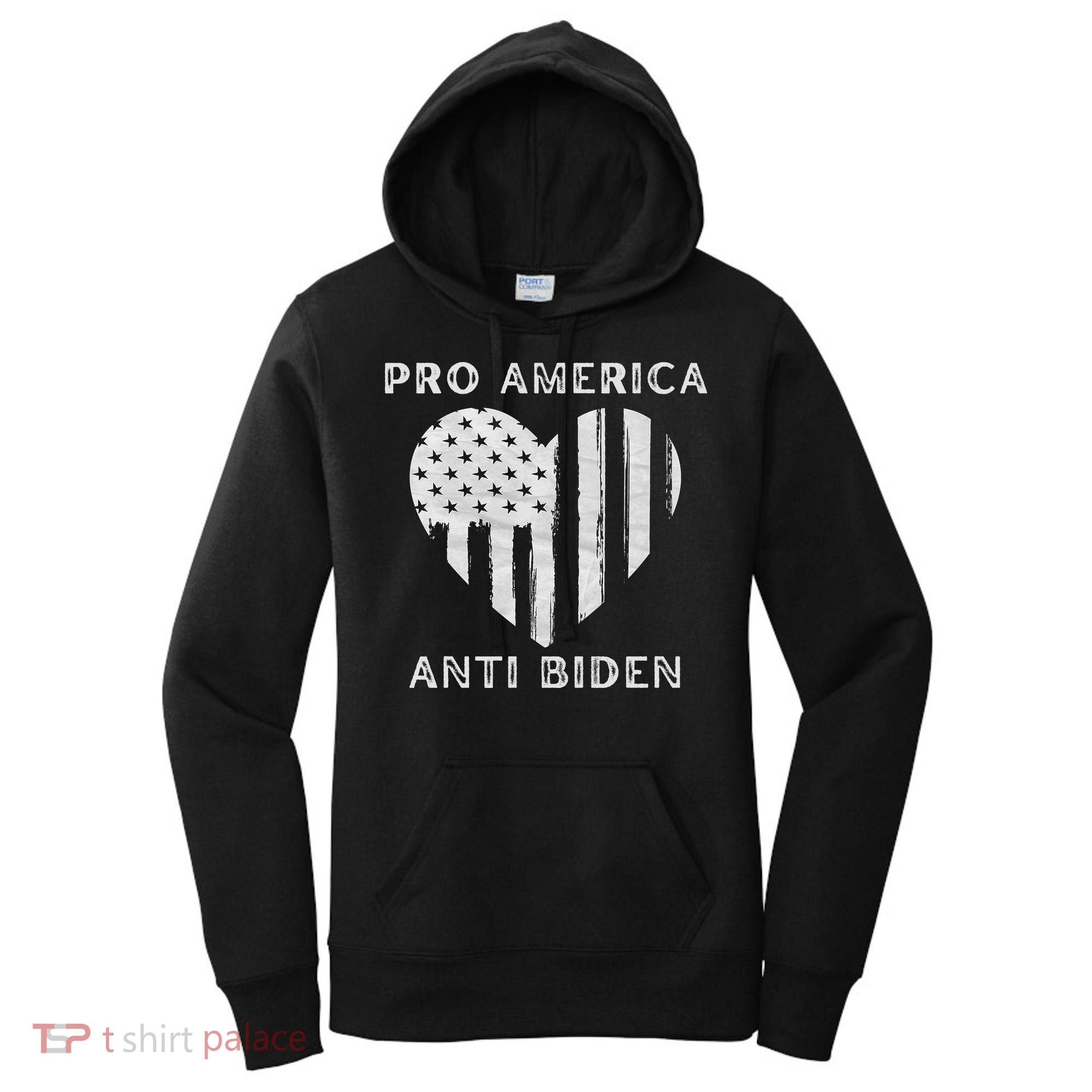 Utra MAGA Conservtive Anti Biden Fourth Of July Women's Hoodie