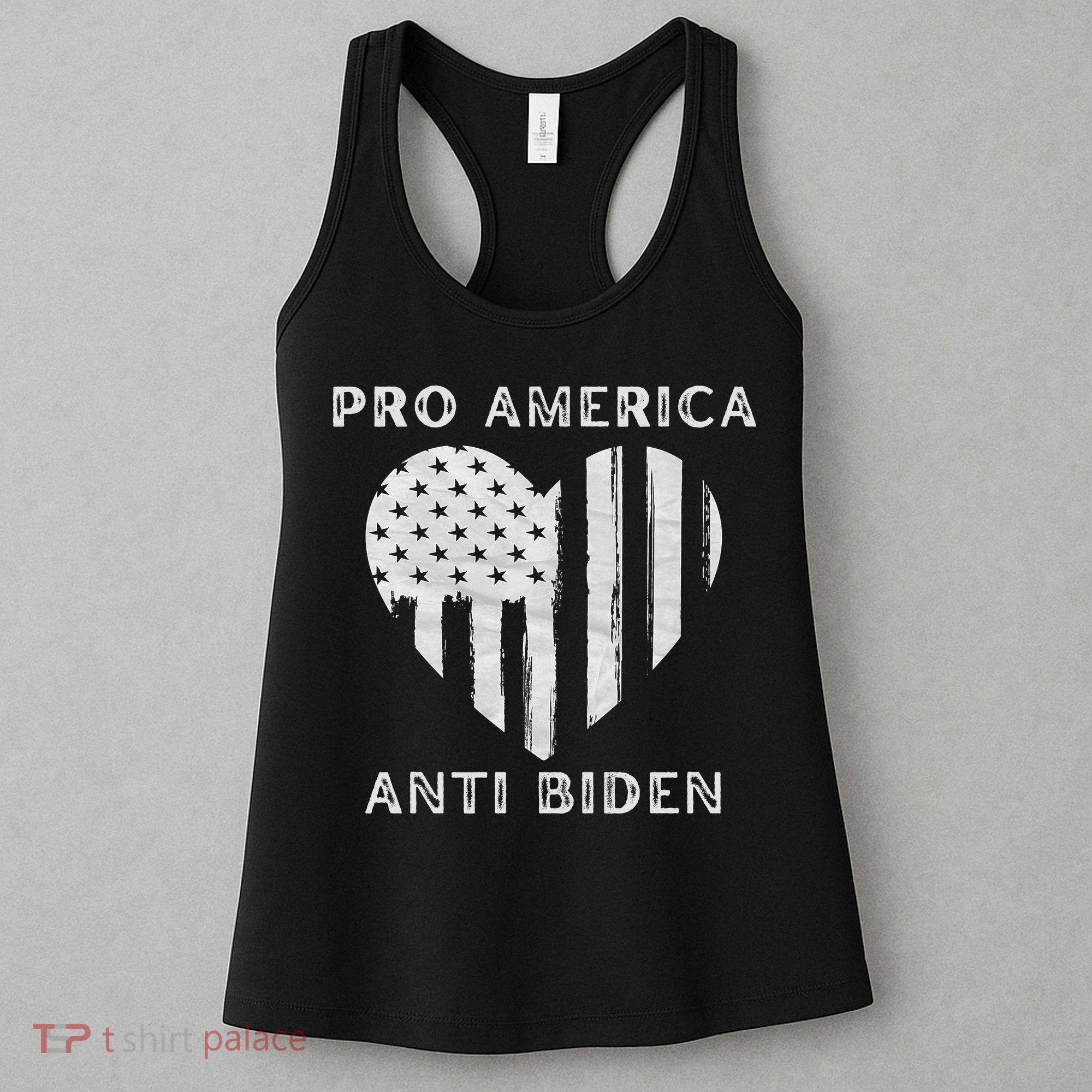 Utra MAGA Conservtive Anti Biden Fourth Of July Women's Tank Top