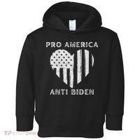 Utra MAGA Conservtive Anti Biden Fourth Of July Toddler Hoodie thumb 0