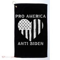 Utra MAGA Conservtive Anti Biden Fourth Of July Golf Towel thumb 0