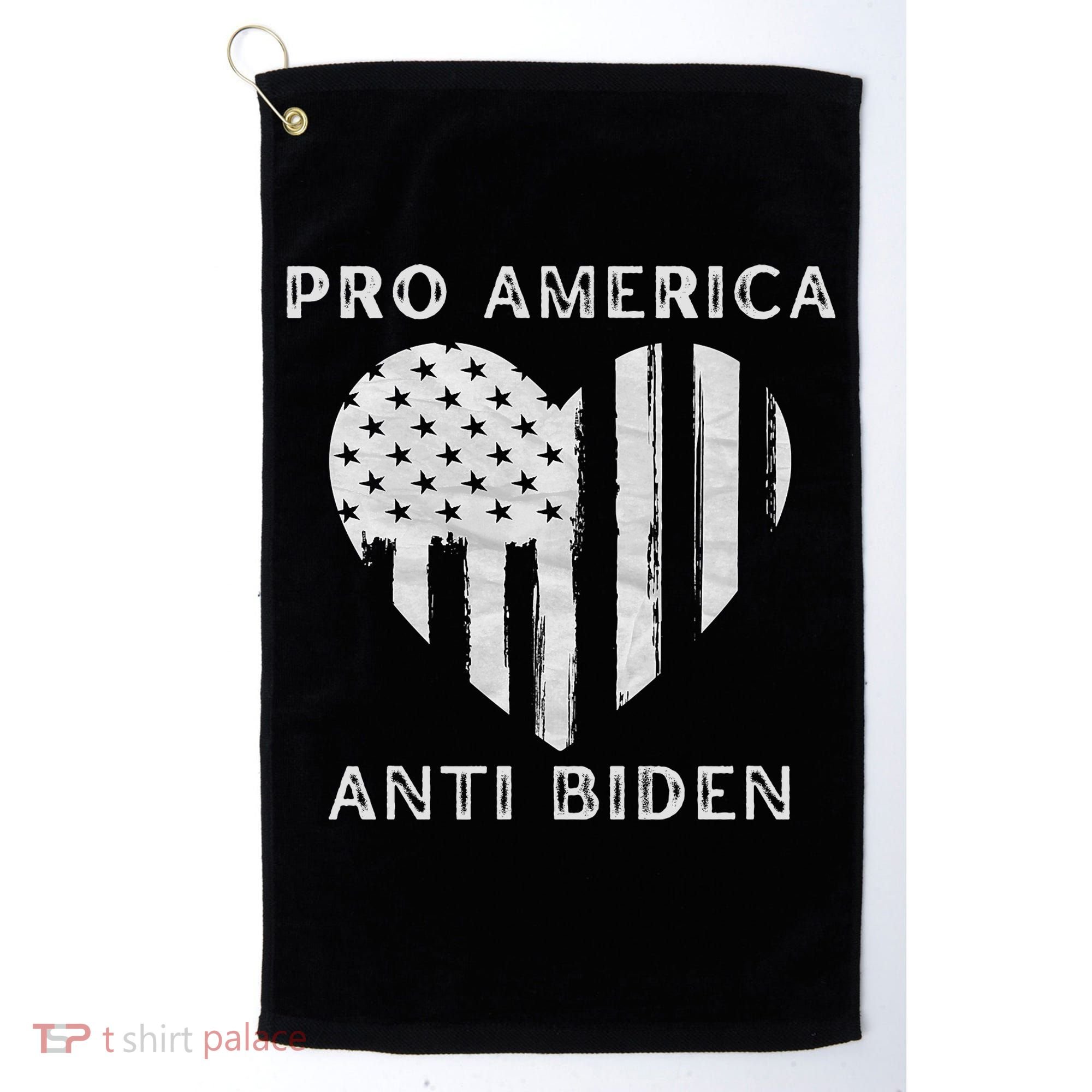 Utra MAGA Conservtive Anti Biden Fourth Of July Golf Towel