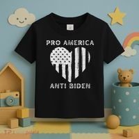 Utra MAGA Conservtive Anti Biden Fourth Of July Toddler T-Shirt thumb 3