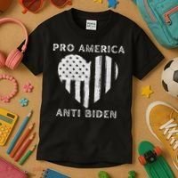 Utra MAGA Conservtive Anti Biden Fourth Of July Kids T-Shirt thumb 3