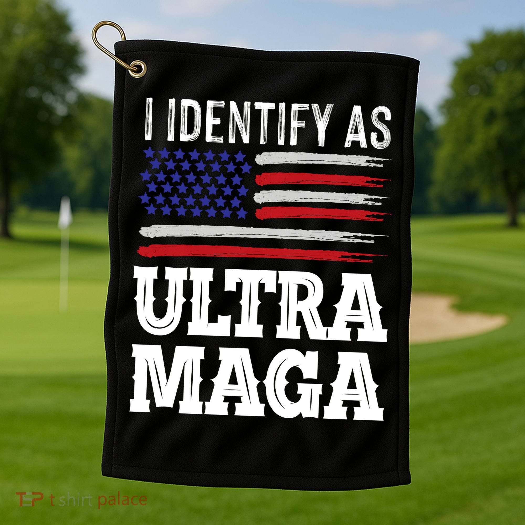 Ultra MAGA Conservative Republican  Golf Towel