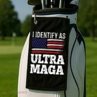 Ultra MAGA Conservative Republican  Golf Towel thumb 2