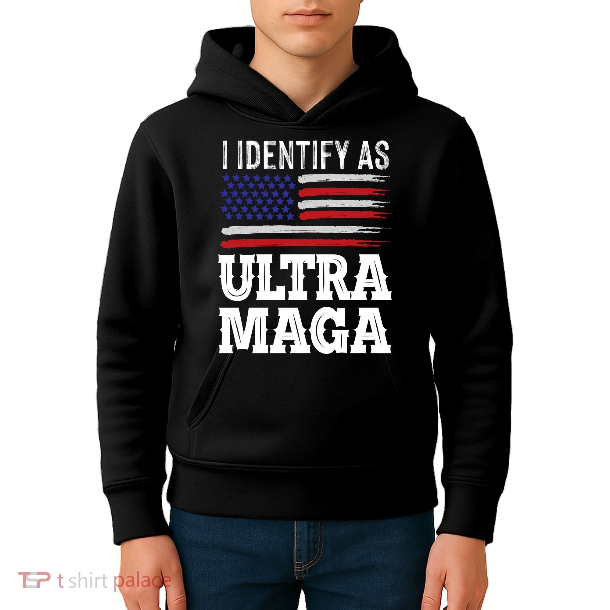Ultra MAGA Conservative Republican  Kids Hoodie