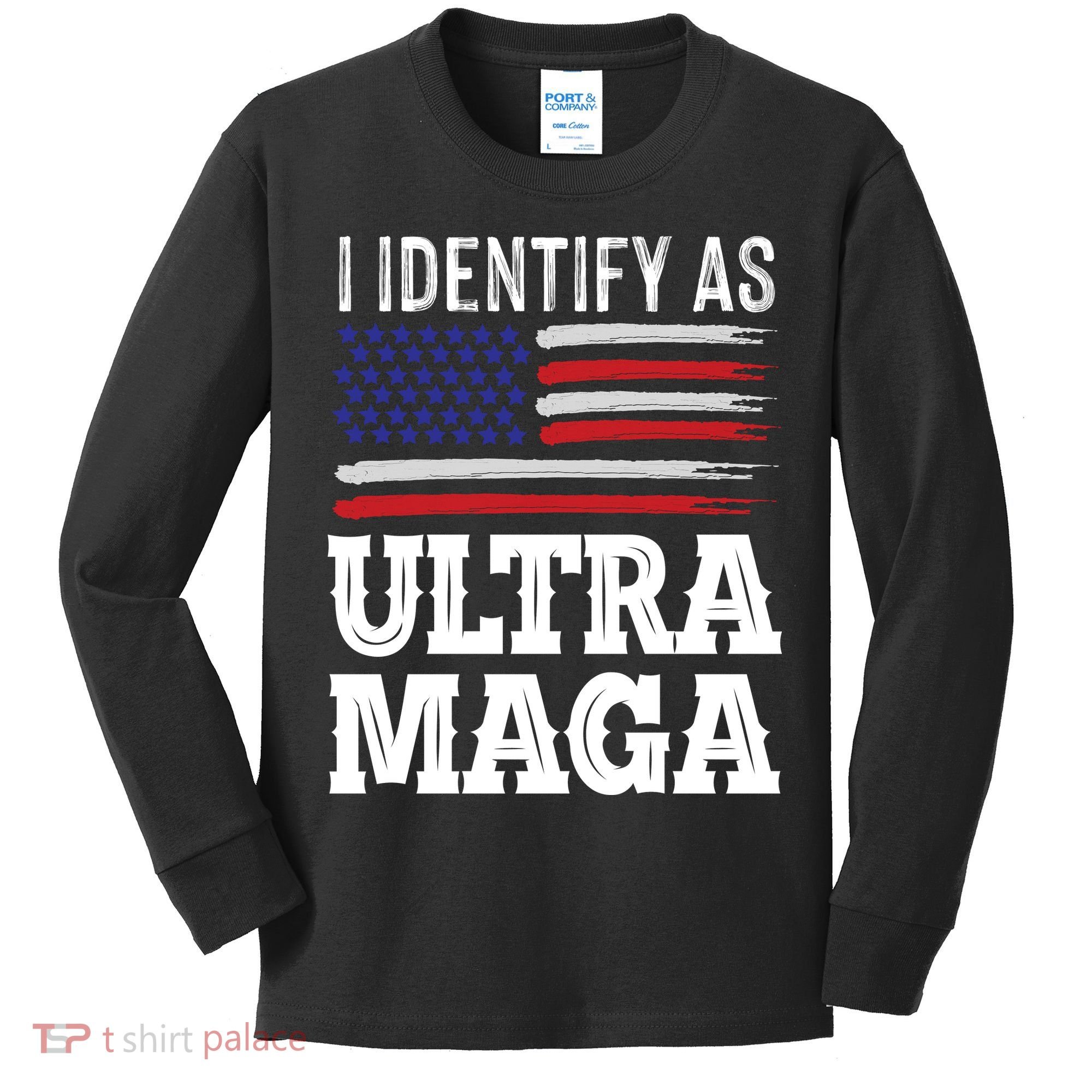 Ultra MAGA Conservative Republican  Kids Long Sleeve Shirt