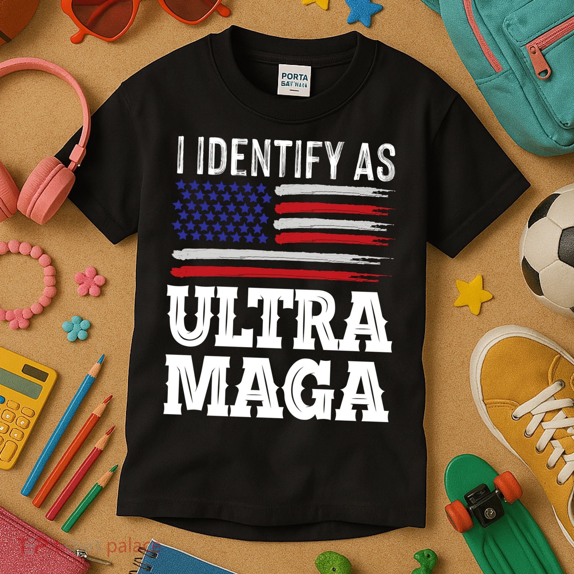 Ultra MAGA Conservative Republican  Kids T-Shirt