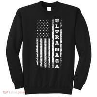 Ultra MAGA Conservative US Flag Sweatshirt thumb 0