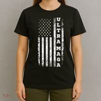 Ultra MAGA Conservative US Flag T-Shirt thumb 4