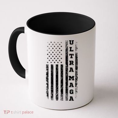 Ultra MAGA Conservative US Flag Coffee Mug