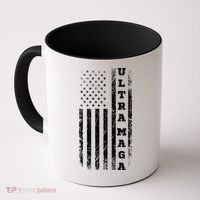 Ultra MAGA Conservative US Flag Coffee Mug thumb 0