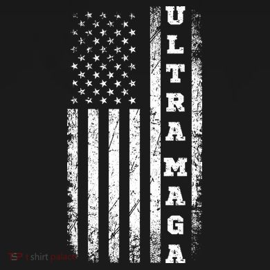 Ultra MAGA Conservative US Flag Women's Flannel Pajama Set