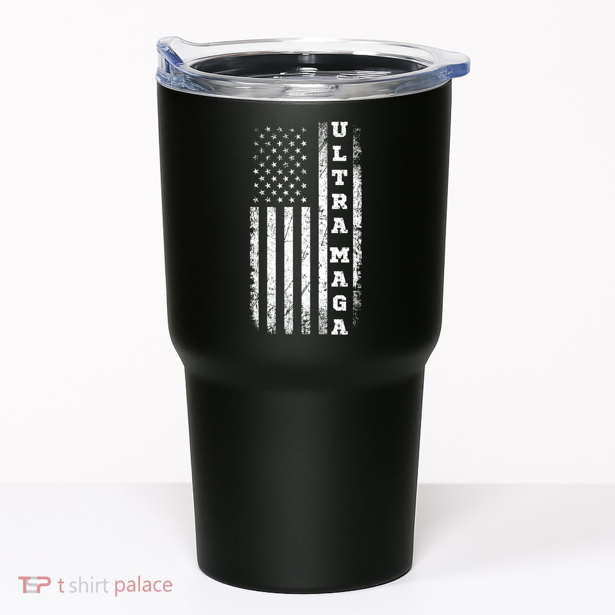 Ultra MAGA Conservative US Flag Tumbler