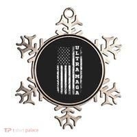 Ultra MAGA Conservative US Flag Ornament thumb 0