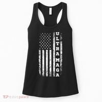Ultra MAGA Conservative US Flag Women's Tank Top thumb 0