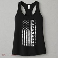 Ultra MAGA Conservative US Flag Women's Tank Top thumb 3