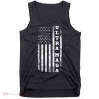 Ultra MAGA Conservative US Flag Tank Top thumb 0