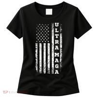 Ultra MAGA Conservative US Flag Women's T-Shirt thumb 0