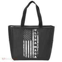 Ultra MAGA Conservative US Flag Tote Bag thumb 0