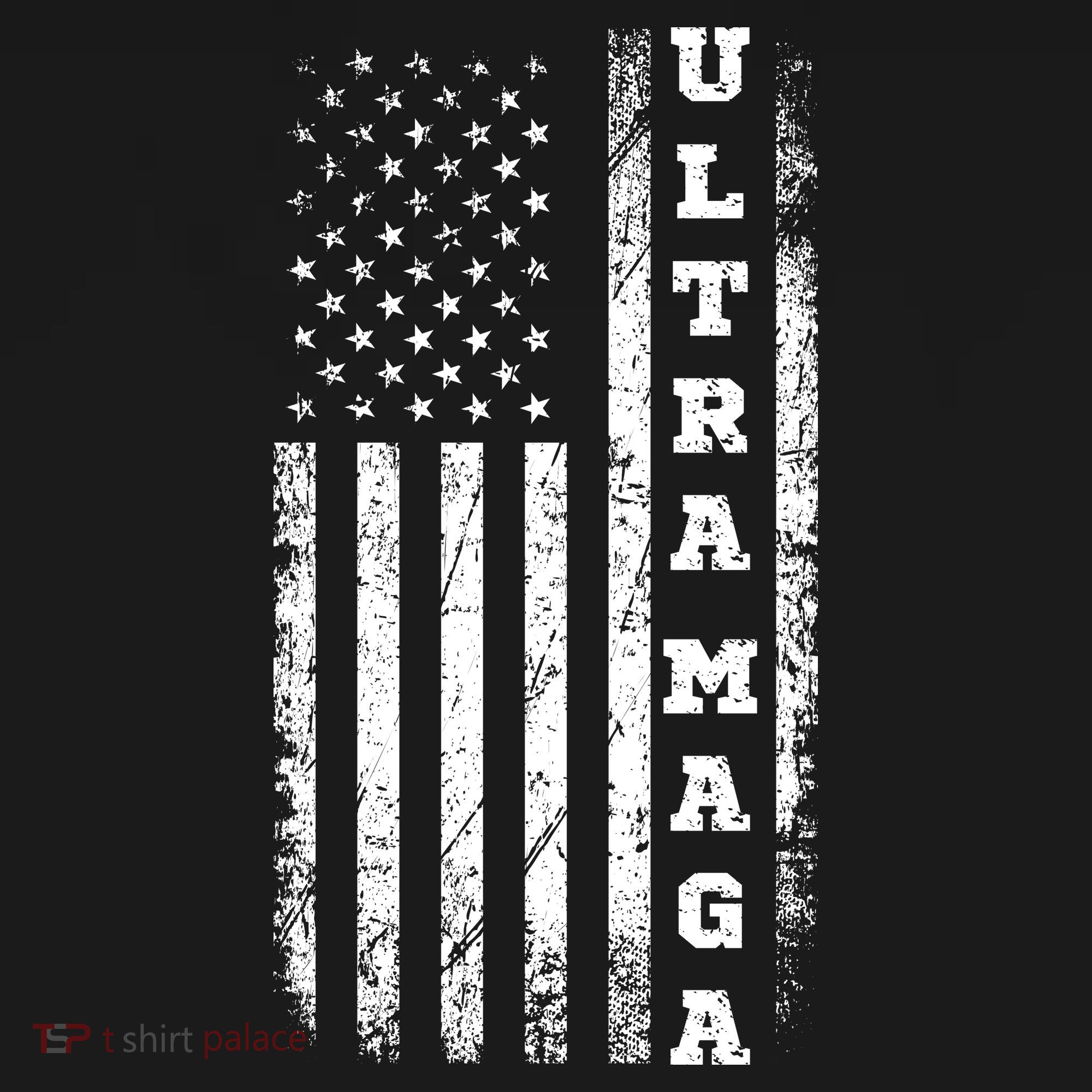 Ultra MAGA Conservative US Flag Tote Bag