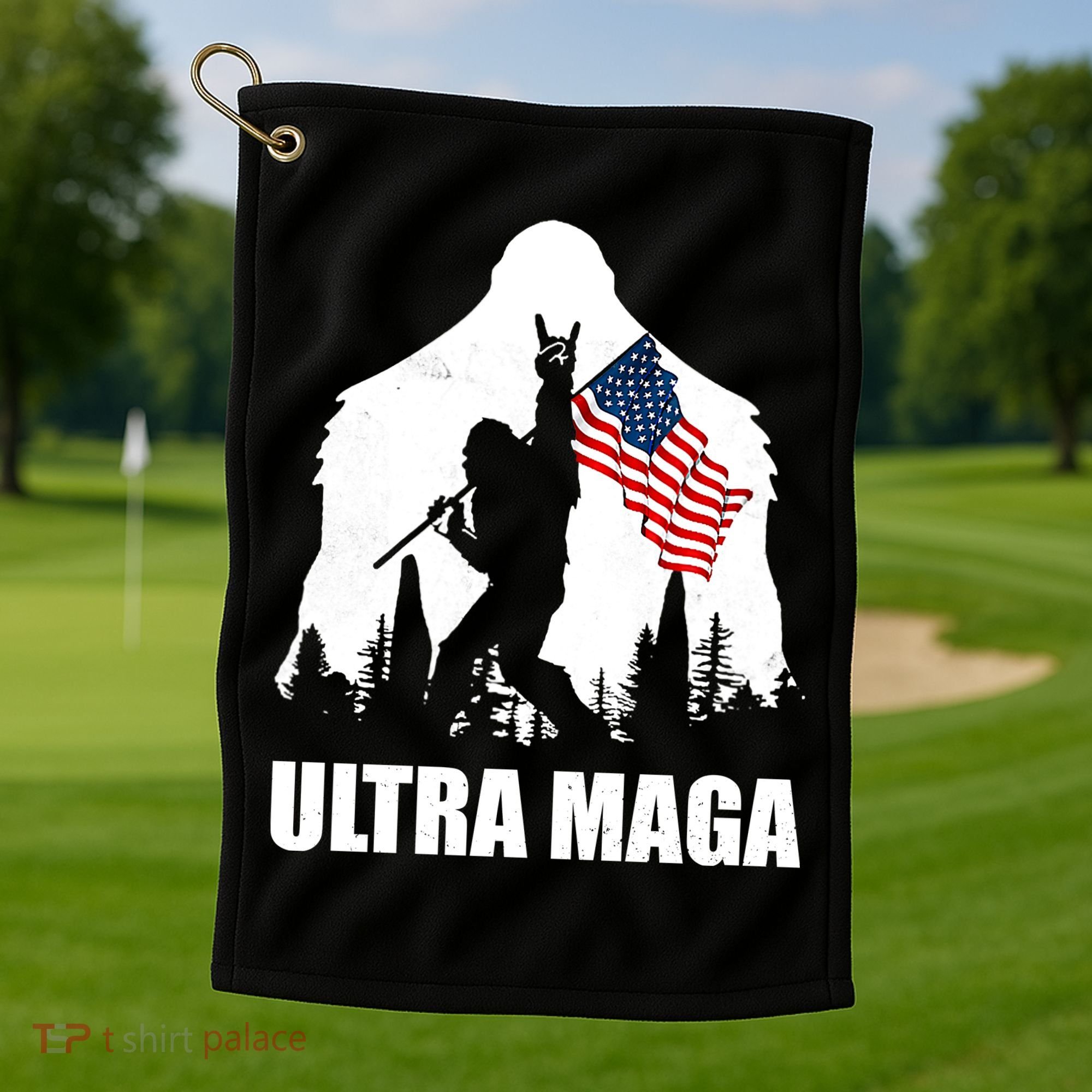 Ultra MAGA Conservative Republican Golf Towel