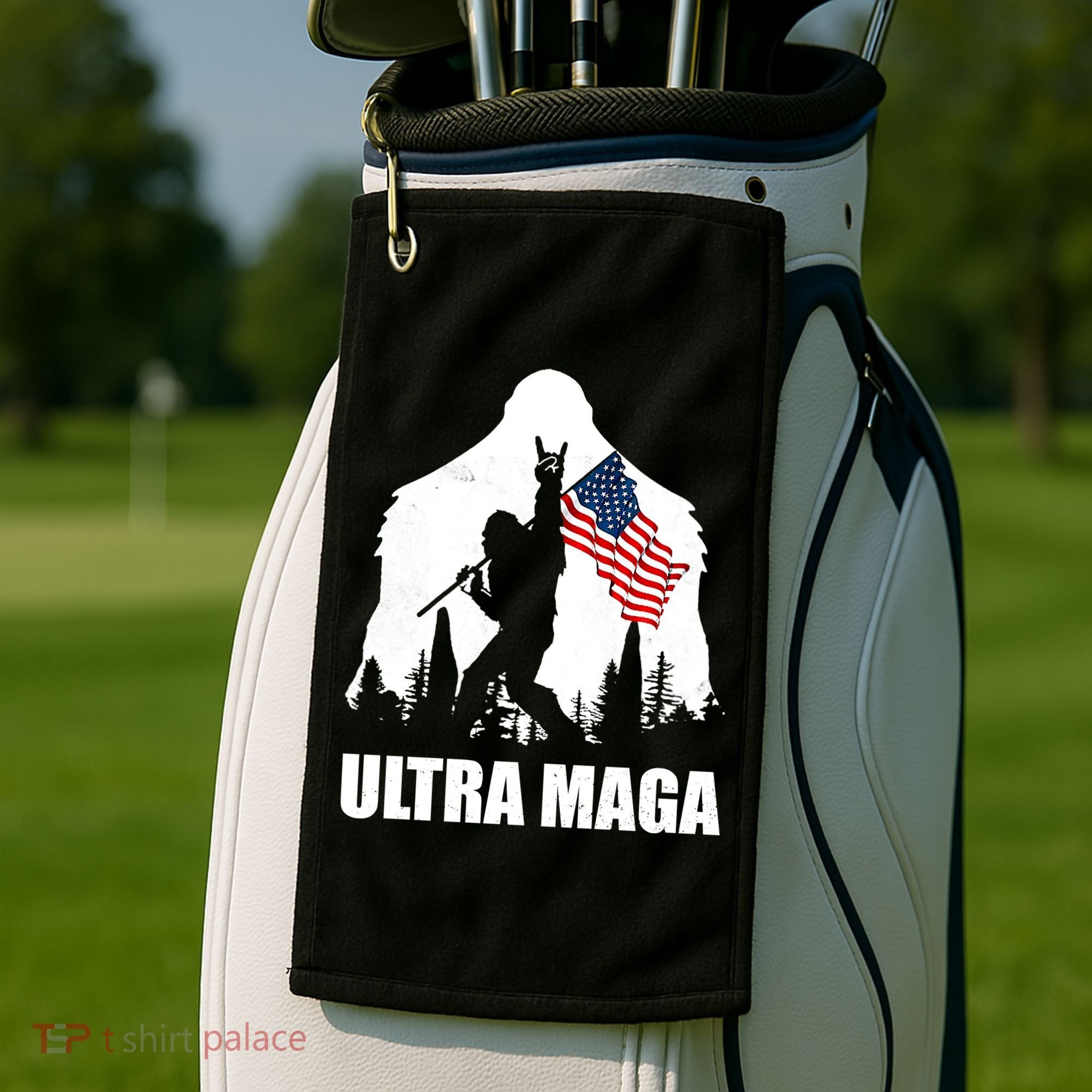 Ultra MAGA Conservative Republican Golf Towel