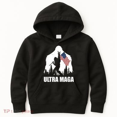 Ultra MAGA Conservative Republican Kids Hoodie