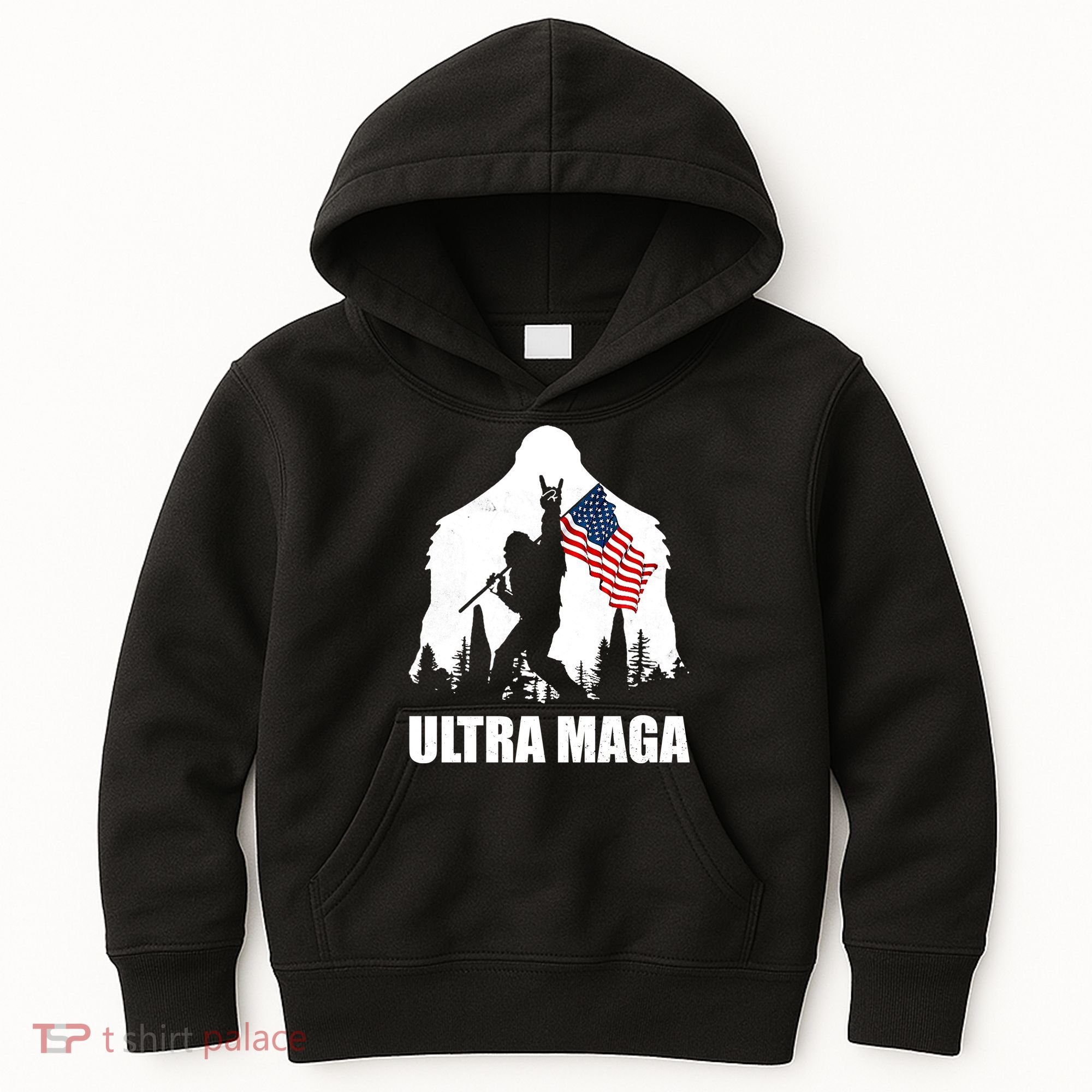 Ultra MAGA Conservative Republican Kids Hoodie