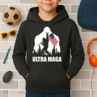 Ultra MAGA Conservative Republican Kids Hoodie thumb 2
