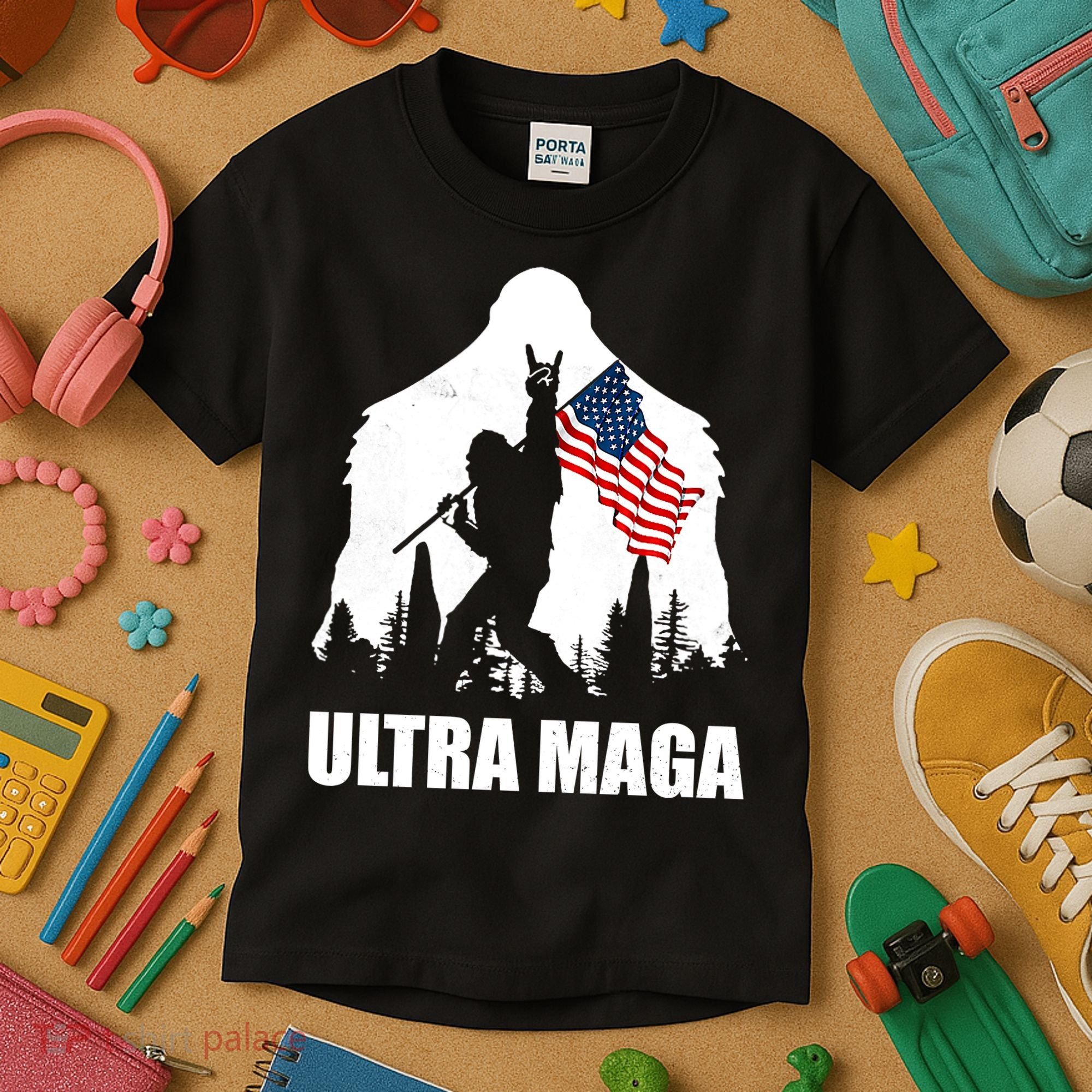 Ultra MAGA Conservative Republican Kids T-Shirt