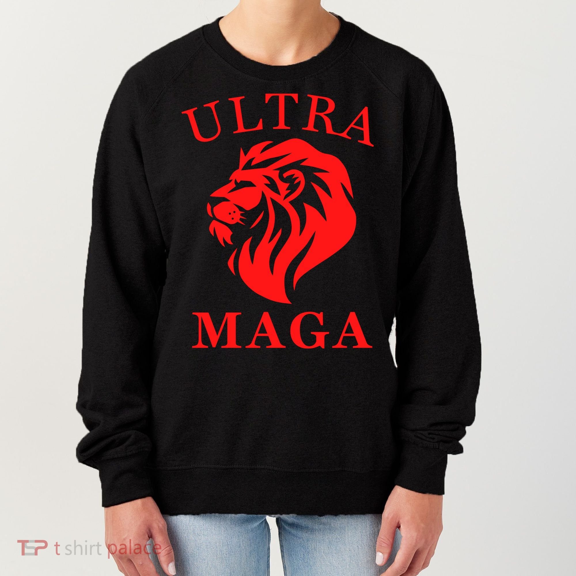 Ultra MAGA Conservative Lion Women's Sweatshirt