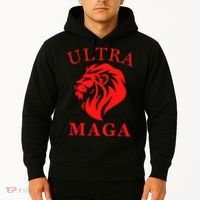 Ultra MAGA Conservative Lion Hoodie thumb 2
