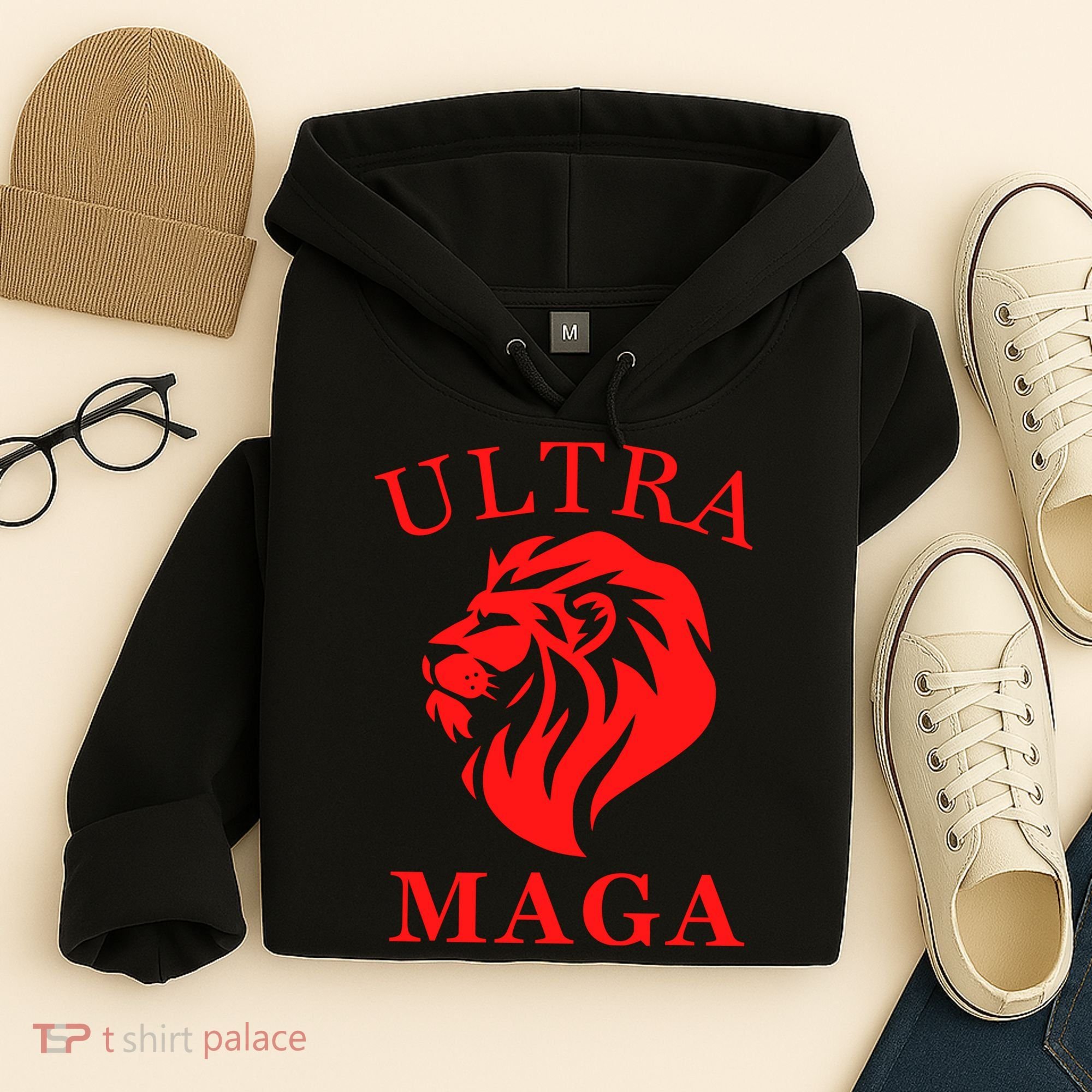 Ultra MAGA Conservative Lion Hoodie