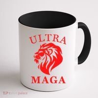 Ultra MAGA Conservative Lion Coffee Mug thumb 1
