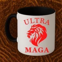 Ultra MAGA Conservative Lion Coffee Mug thumb 2