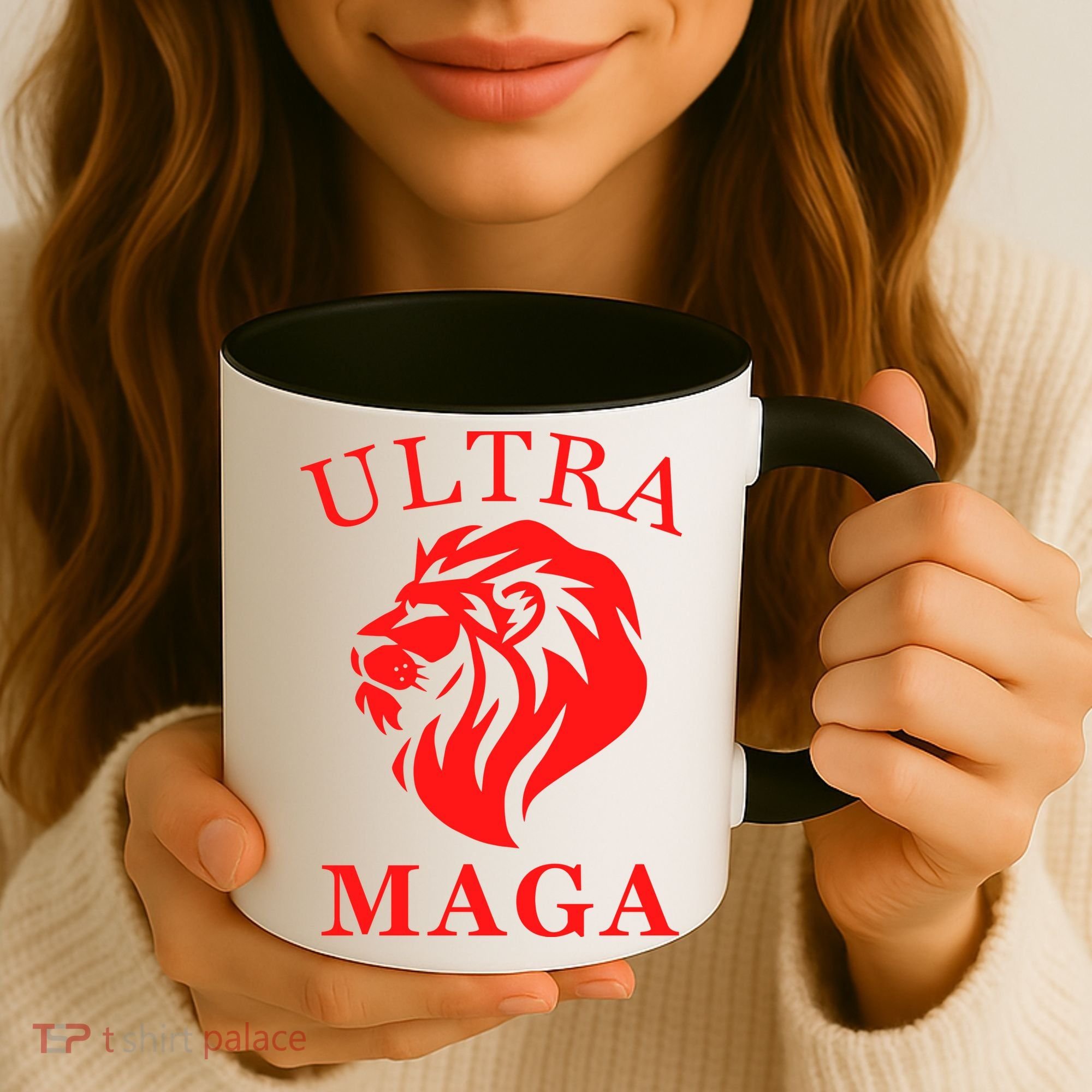 Ultra MAGA Conservative Lion Coffee Mug