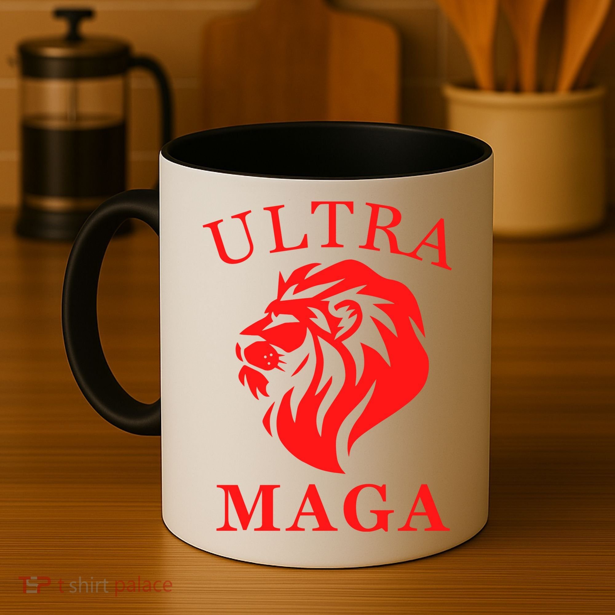 Ultra MAGA Conservative Lion Coffee Mug
