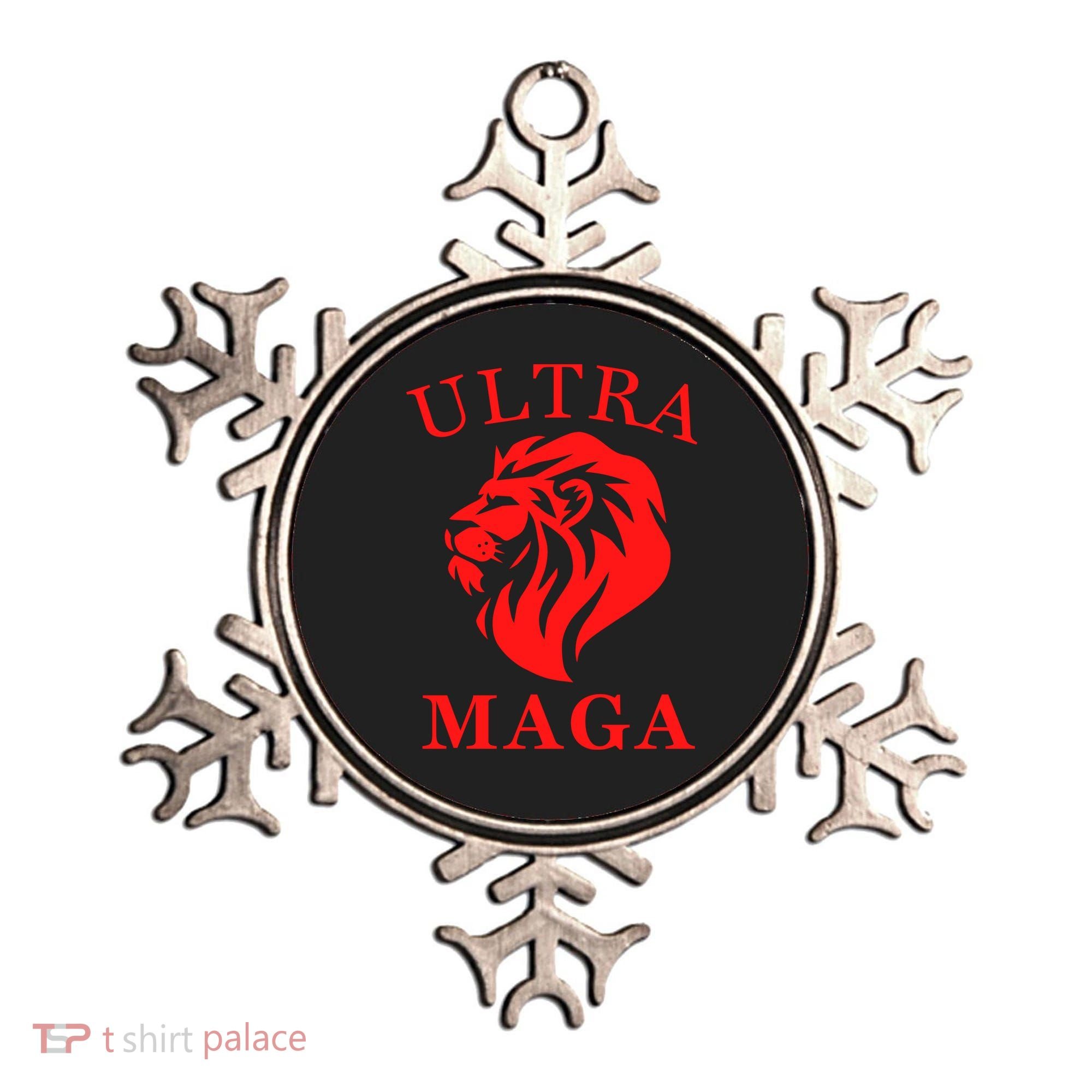 Ultra MAGA Conservative Lion Ornament