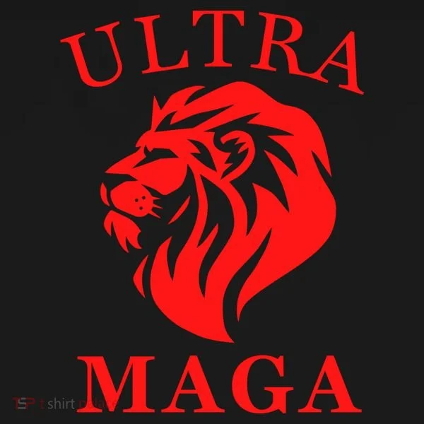 Ultra MAGA Conservative Lion Toddler Hoodie
