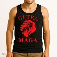 Ultra MAGA Conservative Lion Tank Top thumb 3