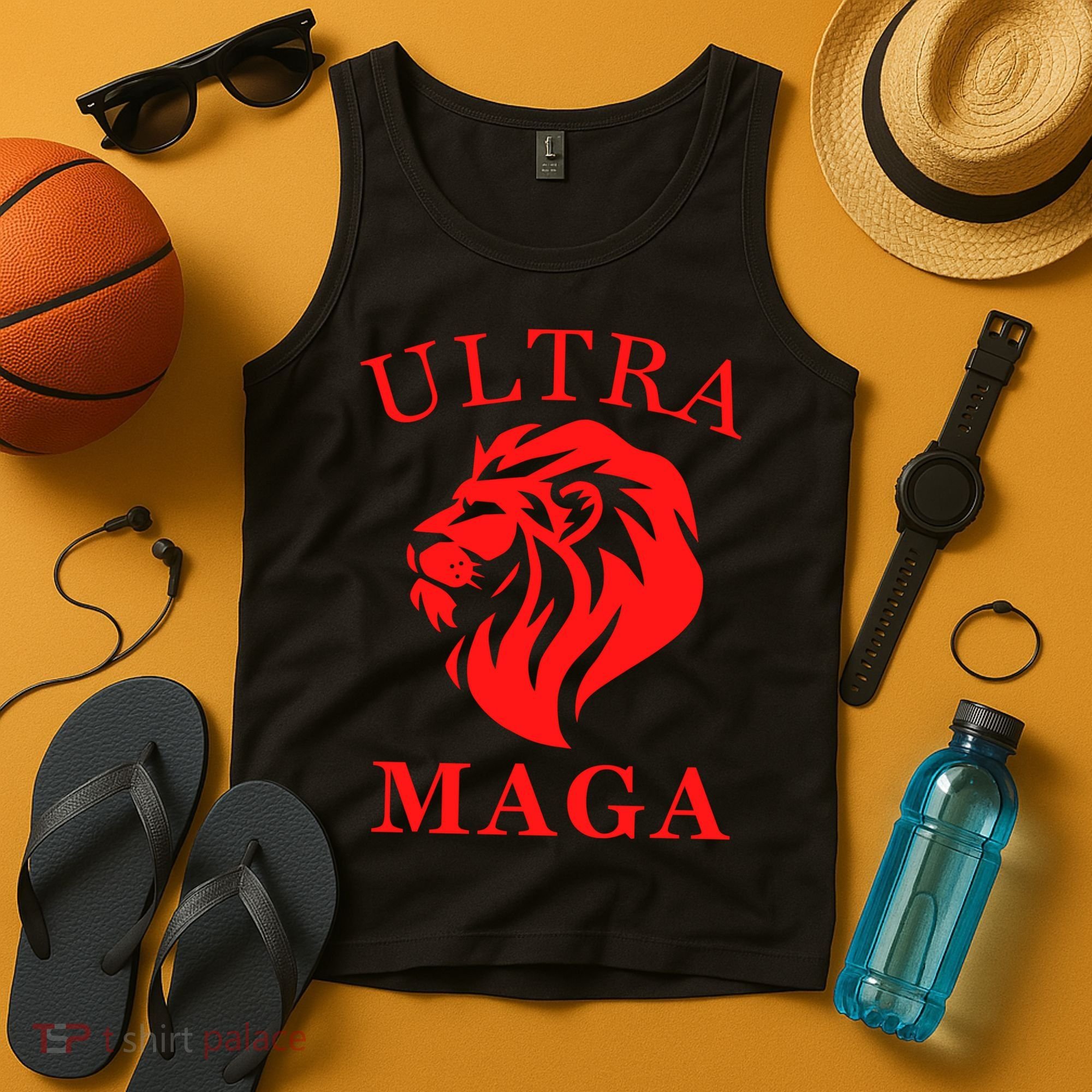 Ultra MAGA Conservative Lion Tank Top