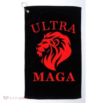 Ultra MAGA Conservative Lion Golf Towel